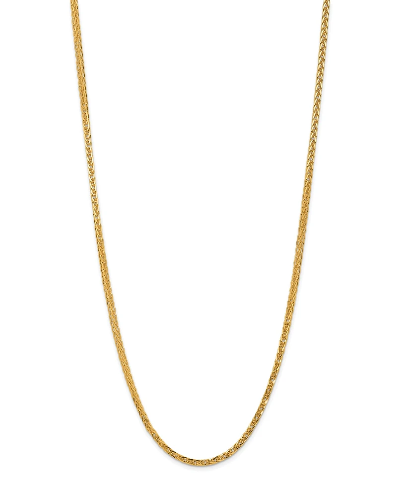 Macy's Wheat Chain Necklace in 24K Yellow Gold
