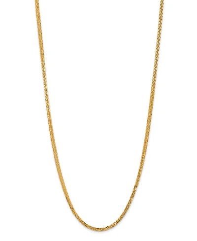 Macy's Wheat Chain Necklace in 24K Yellow Gold