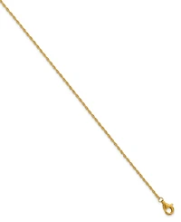 Macy's Rope Chain Necklace in 24K Yellow Gold