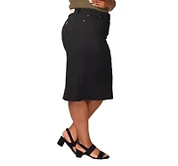 Slink Jeans Women's Side Vents Midi Skirt