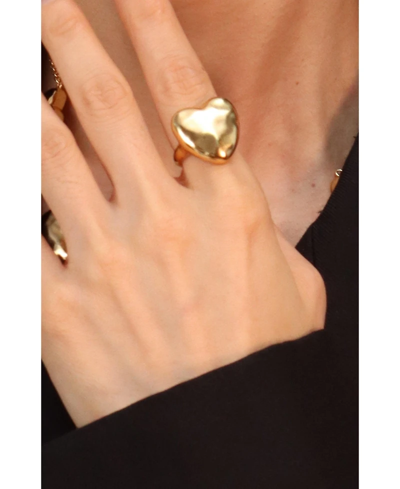 Retro Chic Heart of Eden Ring