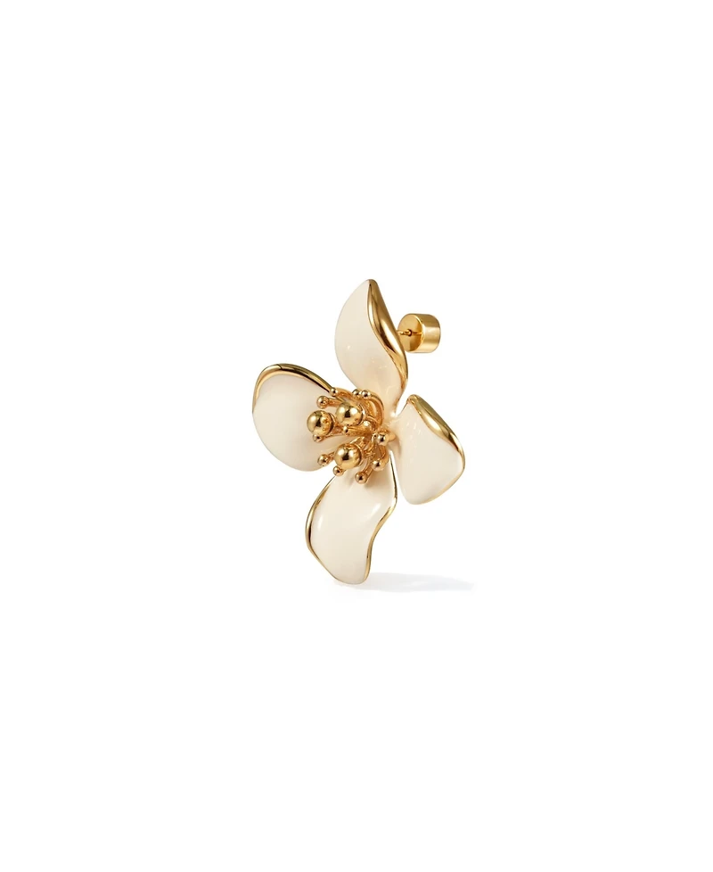 Retro Chic Large Blossom Stud Earrings