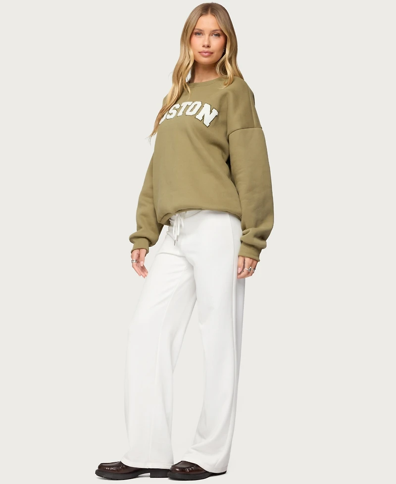 Edikted Women's Boston Girl Sweatshirt