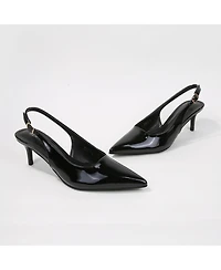 Berness Fancy Slingback Kitten Heels