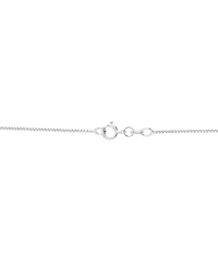 Macy's Solid Box Chain Necklace in 14K White Gold