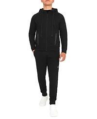 Blu Rock Men's Slim-Fit Tech Fleece Hoodie and Jogger Sweatpants, 2-Piece Set