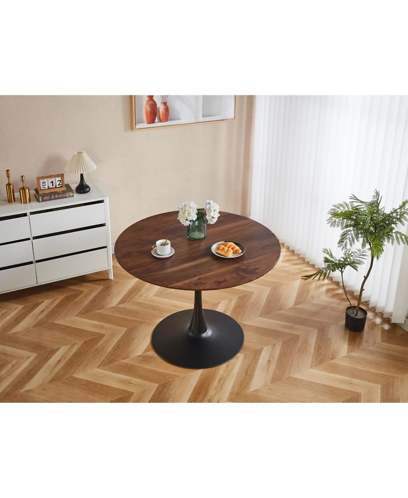 Streamdale Furniture 42.1" Wood Top Tulip Dining Table (Seats 4-6