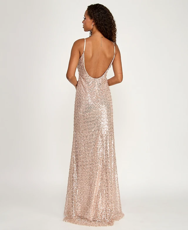 Emerald Sundae Juniors' Sequin Scoop Neck Gown at CoolSprings Galleria in  Franklin, TN