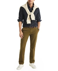 Nautica Men's Straight-Collar Corduroy Print Shirt