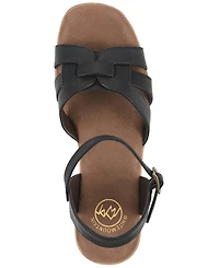 White Mountain Women's Barista Platform Sandal