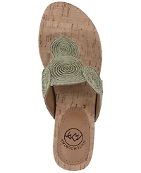 White Mountain Women's Affogato Wedge Sandals