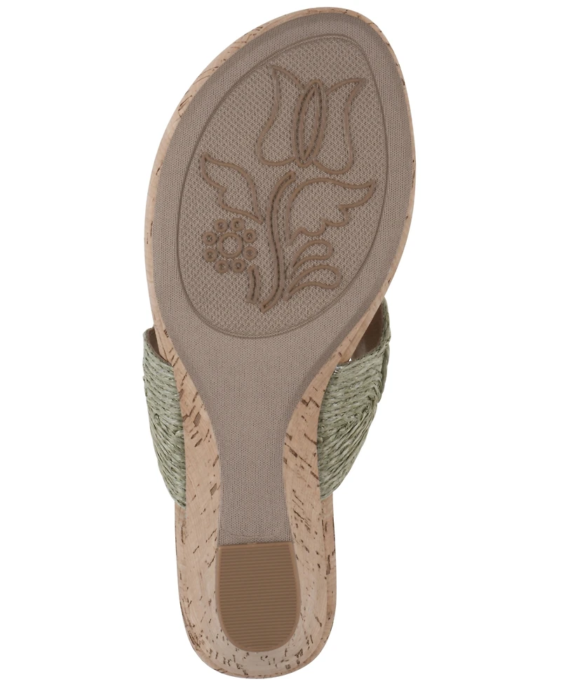 White Mountain Women's Affogato Wedge Sandals