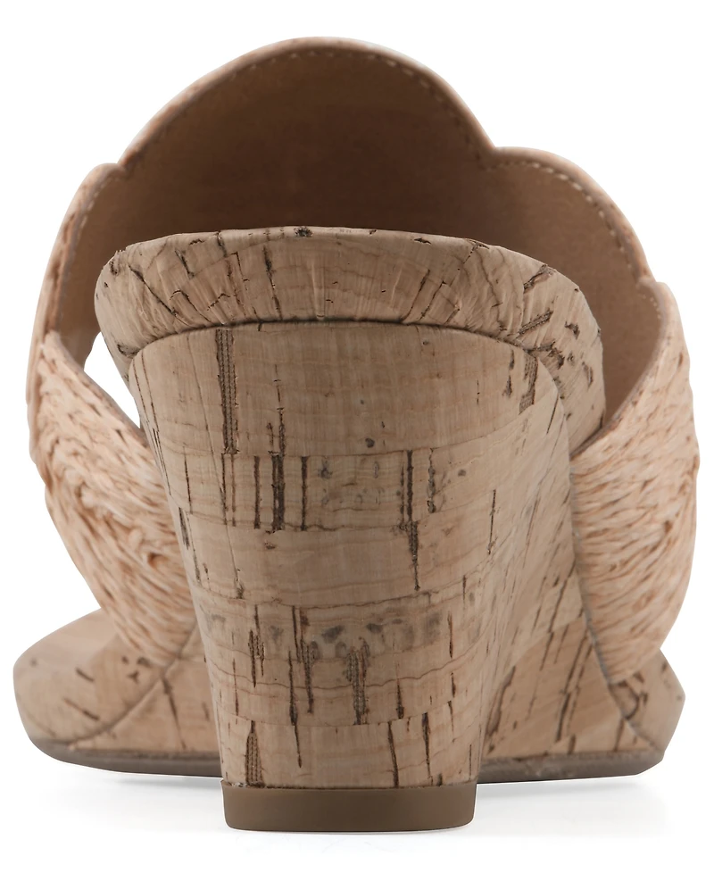 White Mountain Women's Affogato Wedge Sandals