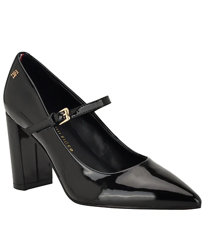 Tommy Hilfiger Women's Aveniz High Block Heel Mary Jane Pumps