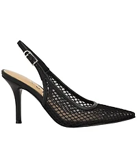 Guess Women's Pandy Mesh Pointed Toe Slingback Stiletto Pumps
