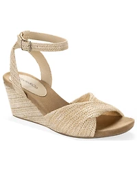 Style & Co Women's Milliee Round Toe Wedge Sandals, Macy's Exclusive