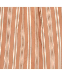 Pre-Owned Chloe Women's Brown Stripe Print Silk Neck Tie Up Top