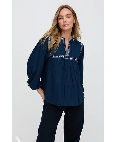 Raffya Women's Baez Billowy Sleeve Blouse