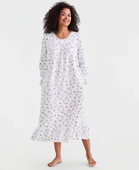Charter Club Women's Cotton Printed Nightgown, Exclusively at Macy's