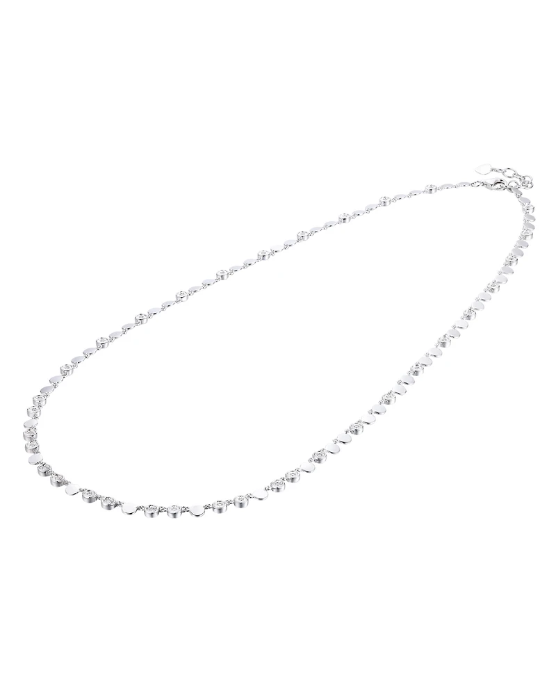 Macy's Diamond (1/5 ct. t.w.) Necklace in Sterling Silver