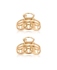 Ettika Keep It Simple Gold Hair Clip Set