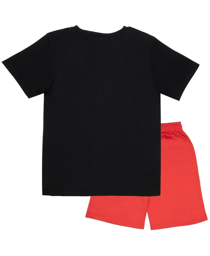 Miles Morales Big Boys Short Sleeve 2 Piece T-Shirt and Set