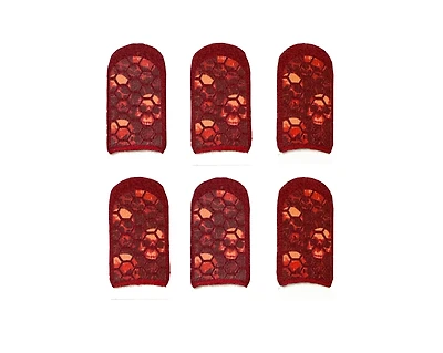 Mobile Gaming Corps 6 Pack ClawSocks Phone Gaming Finger Sleeves - Blood and Skulls