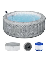 Bestway SaluSpa Bali Smart AirJet Inflatable Hot Tub w/ Energy Sense Cover.