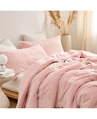Peak of Cozy - Coma Inducer Oversized Comforter Set - Softest Pink