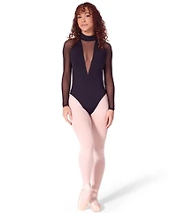 Capezio Women's Soft Elegance Long Sleeve Mesh Leotard