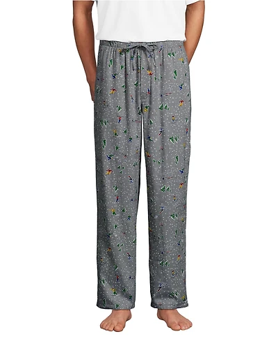 Lands' End Big & Tall Flannel Pajama Pants