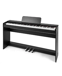 Hongge 88-Key Hammer Action Weighted Digital Piano with Furniture Stand