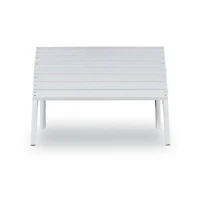 White Adirondack Ottoman