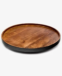 The Cellar Black Wood Lazy Susan, Macy's Exclusive