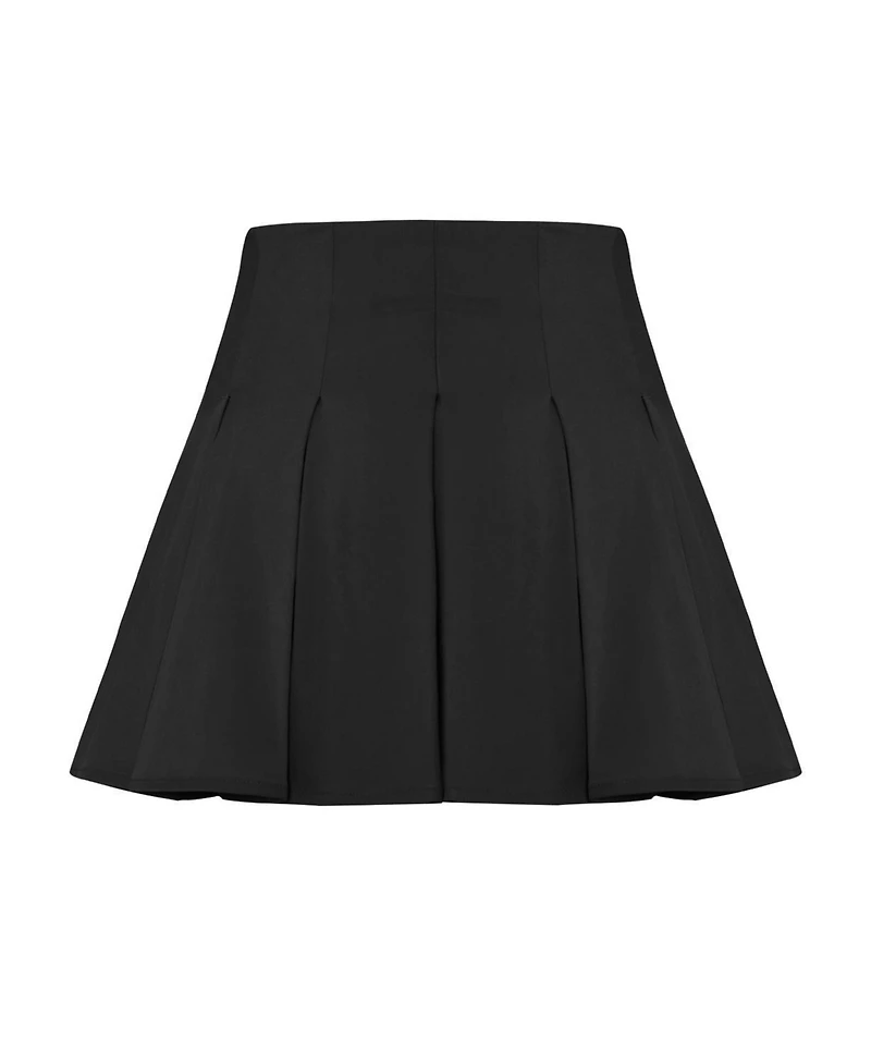 Pcfg Women's Cotton Pleated Skirt