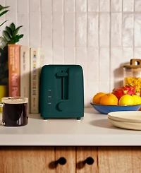Bella 4-Slice Wide-Slot Slim Toaster, Forest Green