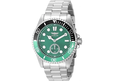 Invicta Men's 49433 Pro Diver Quartz VD78 Green Dial Watch