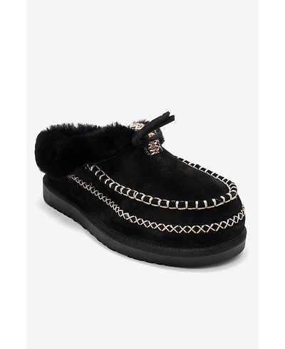 Noriel Leather Moccasin Slippers (Women)
