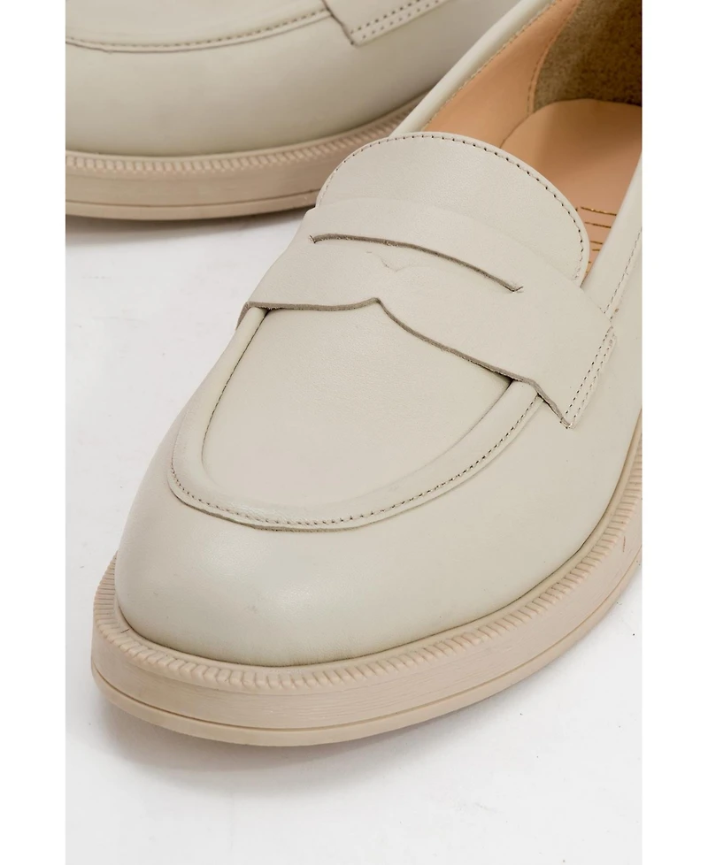Bree Platform Penny Leather Loafer (Women)
