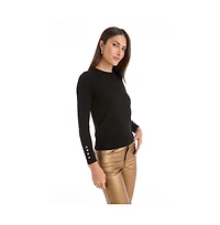 The Noli Shop Women's Marcela Knit Top - Pearl