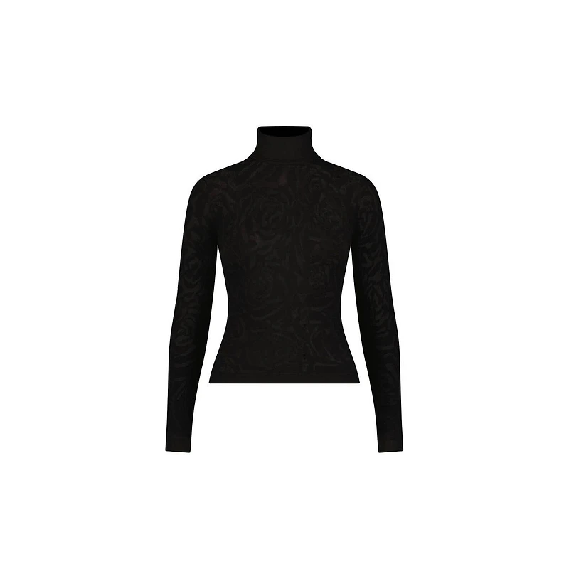 The Noli Shop Women's Alina Rose Turtleneck Top