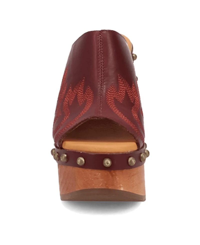 Dingo Women's Free Spirit Wooden Sandal