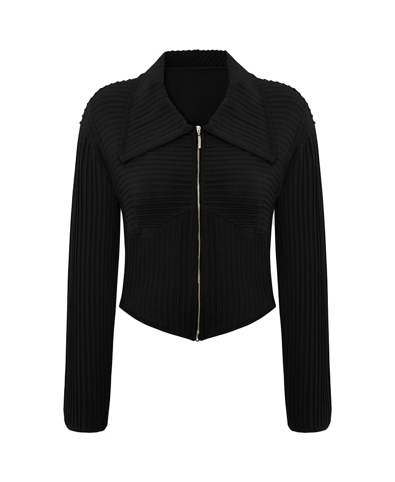 Pcfg Women's Fitted Knit Cardigan