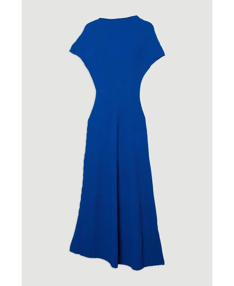 Karen Millen Women's Stitch Detail Knit Midi Dress