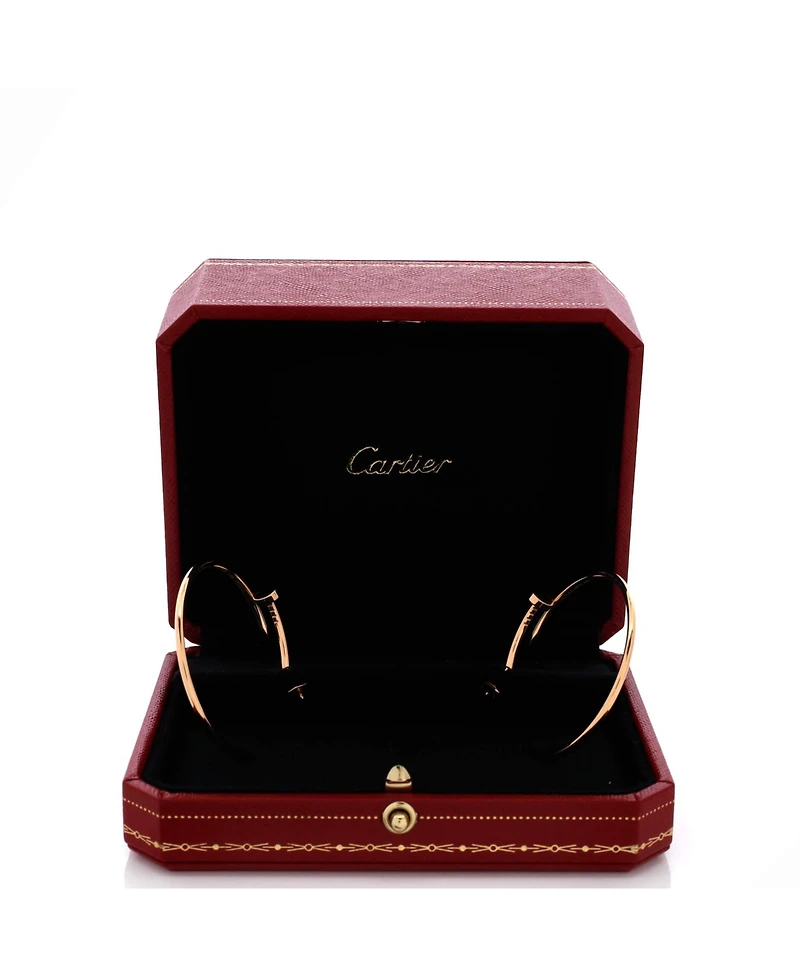 Pre-Owned Cartier Juste un Clou Hoop Earrings
