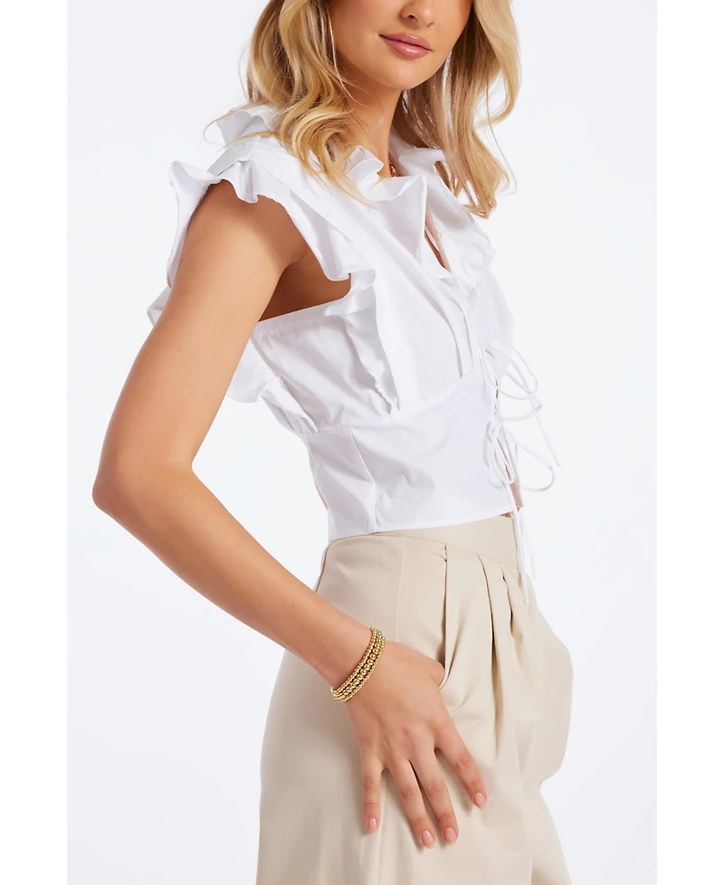 Bishop + Young Women's Raphael Ruffle Top
