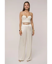 Jluxlabel Women's Deserae Satin Pants