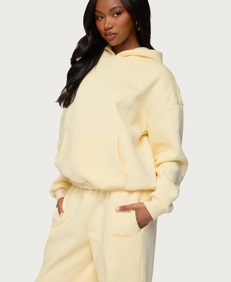 Edikted Women's Basic Girl Oversized Hoodie
