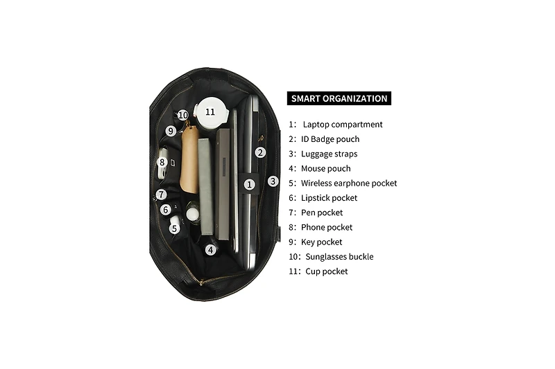 Victoria Hyde London Women's Tote Large Capacity Bag Business & Laptop Handbag Ada