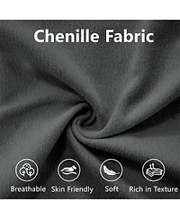 Streamdale Furniture Streamdale 4-Seater Modular Chenille Sofa Couch for Living Room, Apartment, Office - Gray